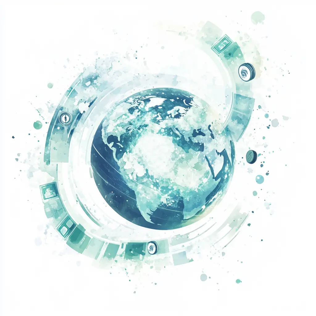 Globe illustration representing Seditio's global delivery and support